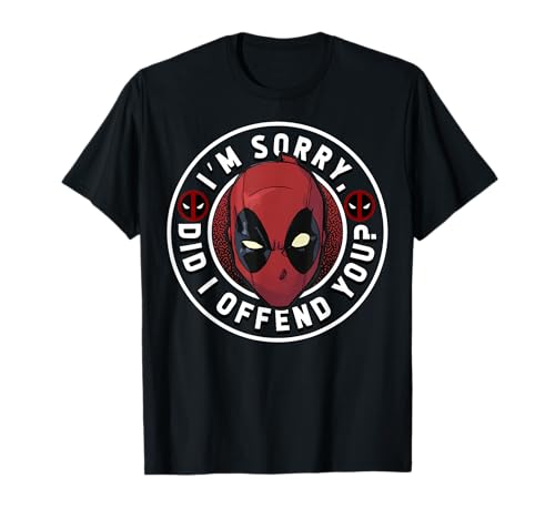 Marvel Deadpool I'm Sorry Did I Offend You T-Shirt