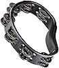 Meinl Percussion Headliner Hand Tambourine - 2-Row Tambourine - With Curved Handle - ABS Plastic / Steel, Black / Silver (HTMT1BK) #1