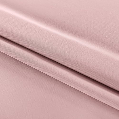 Image of MLMC Dusty Rose Chiffon Fabric by The Yard Pre-Cut Sheer Chiffon Arch Fabric 3 Yards Airy Continuous Draping Panels 60 inch Wide for Wedding Backdrop Craft Ceiling Decor