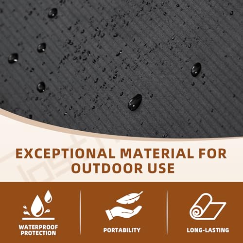 Clostnature Tent Footprint for Camping - Waterproof 10Ft Camping Tarp, Heavy Duty Hexagonal Ground Sheet, Lightweight Tent Mat for Gazebo, Bubble Tent, Outdoor Floor Mat for Hiking, Backpacking