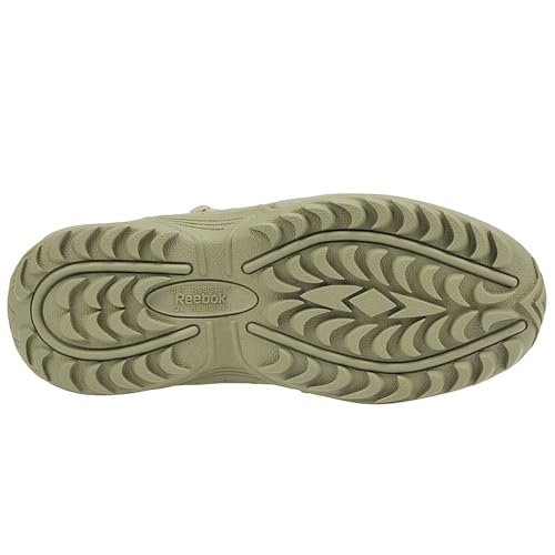 Image of Reebok Men's Rb8694 Rapid Response Rb Composite Toe 6 inch Tactical Stealth Boot Sidezipper Desert Tan Military & Tactical Boots