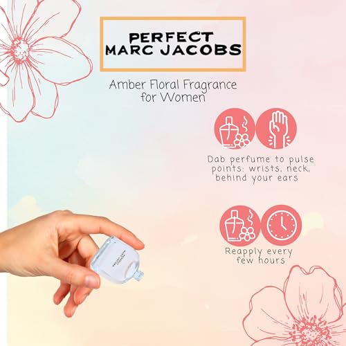 Marc Jacobs Perfect Eau de Parfum for Women Mini Splash, 0.16 Ounce