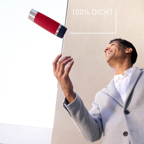 Emsa N20222 Travel Mug Classic Isolierbecher 0,5 Liter, neuer Komfort-Schraubverschluss, Edelstahl, 6h heiß und 12h kalt, 100% dicht… – Ansicht 2