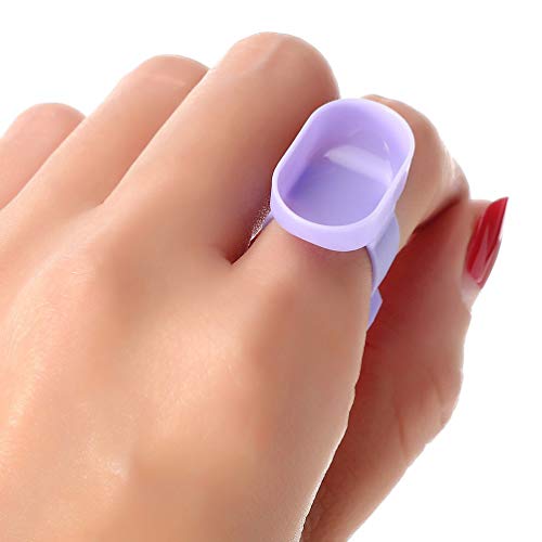 Healifty 100 Pcs DescartÃ¡veis â€‹â€‹AnÃ©is Profhy Dental Copos de Mistura Dedo Dappen AnÃ©is de Col