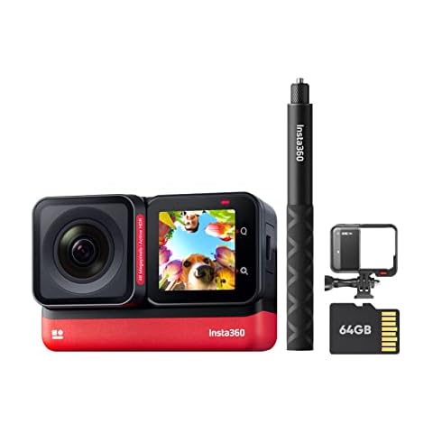 Cámara de acción Insta360 One RS 4K con estabilización FlowState Cover
