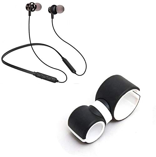 Raptas Lucky Lock Car Air Vent Mobile Holder Free with Sports Wireless Bluetooth Headphone Earphone for All Smartphones and Mobile Phones