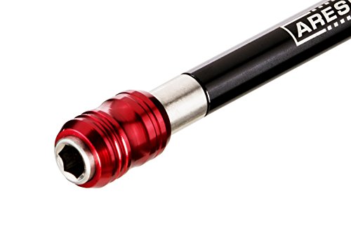 Image of ARES 70206 - Drill Extension Bit Holder - 6-Inch Quick Release - Works With All 1 /4-Inch Drive Bits - Quick Release Mechanism Makes Changing Bits a Breeze