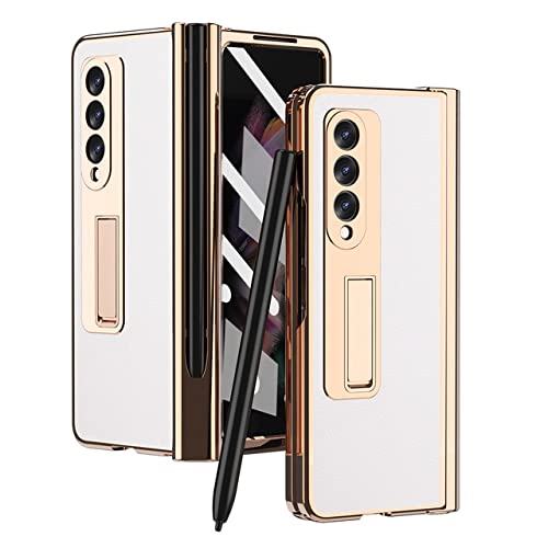 Charnière à fente pour crayon Coque Samsung Z Fold 3 5G avec verre
