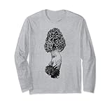 Photo Gallery vintage morel funghi illustrazione shroom morel hunter maglia a manica Photo Gallery vintage morel funghi illustrazione shroom morel hunter maglia a manica