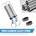GRANDI Car Trunk Lift Spring, Trunk Lid Spring Automatic Lifter, Metallic Hydraulic-Free Automobile Automatic Lifting Spring Device, Universal for Most Cars Modification Accessories (Silver)