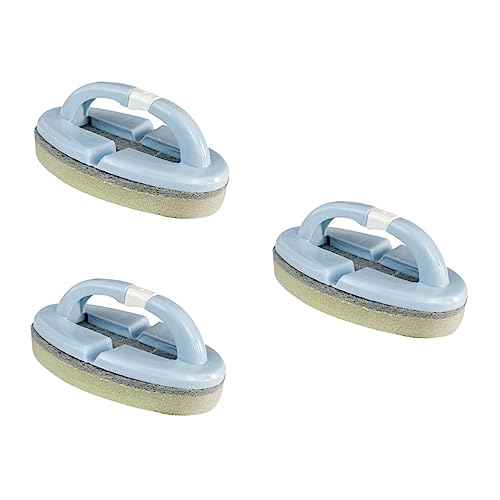 COMNESTBI 3Piezas Limpieza De Mano para Piscina con Ergonómico y Esponja Gruesa para Azulejos Esquinas y Desagües
