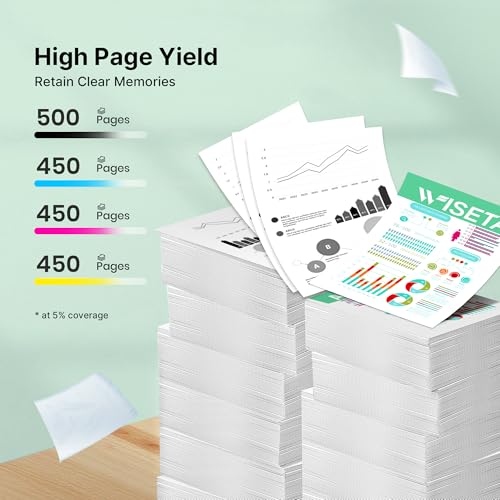 Image of 220XL Ink Cartridges Remanufactured for Epson 220 XL 220XL Ink Cartridges for Epson Printer to Use with WF-2760 WF-2750 WF-2660 WF-2650 WF-2630 XP-424 XP-420 XP-320 (Black Cyan Magenta Yellow) 4 Pack