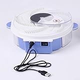 Trappola elettrica ricaricabile per mosche con meccanismo rotante a 360 gradi e funzione automatica, progettata per uso interno (* modelli di ricarica)