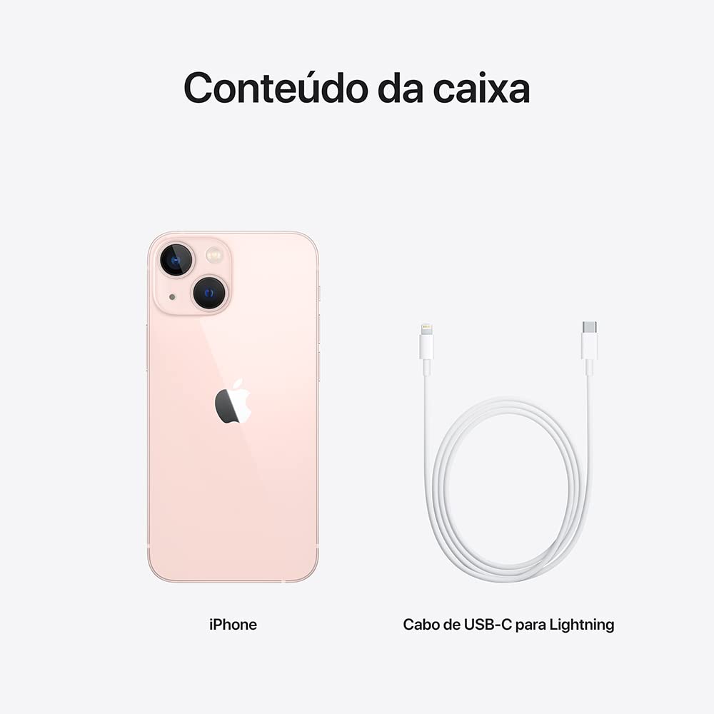 Apple iPhone 13 mini (256 GB) - Rosa (Recondicionado) | Amazon.com.br