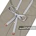 Mignongirl Chef Apron,Cross Back Apron for Men Women with Adjustable Straps and Large Pockets,Canvas,M-XXL (Beige)