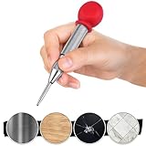 Automatic Center Punch for Metal - 5 Inch Spring Loaded Center Punch Tool Metal Punch Tool Center Punch Spring Loaded Window Punch Automatic Center Punch Tool - Spring Punch Tool Adjustable Wood Punch