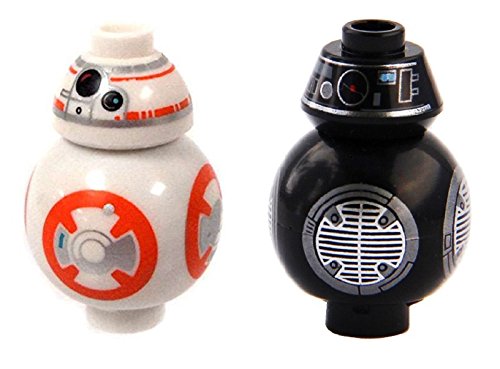 LEGO Star Wars Episode 8 Last Jedi Set of 2 Minifigure - BB-8 & BB-9E Droids