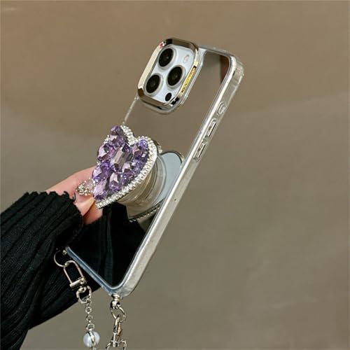Coque de téléphone iPhone 15 Pro avec chaîne de perles pour vos soirées - 2
