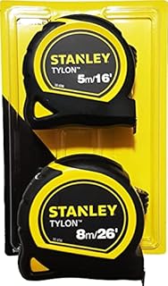 Stanley Tylon 5M & 8M Tape Measures, Pack of 2