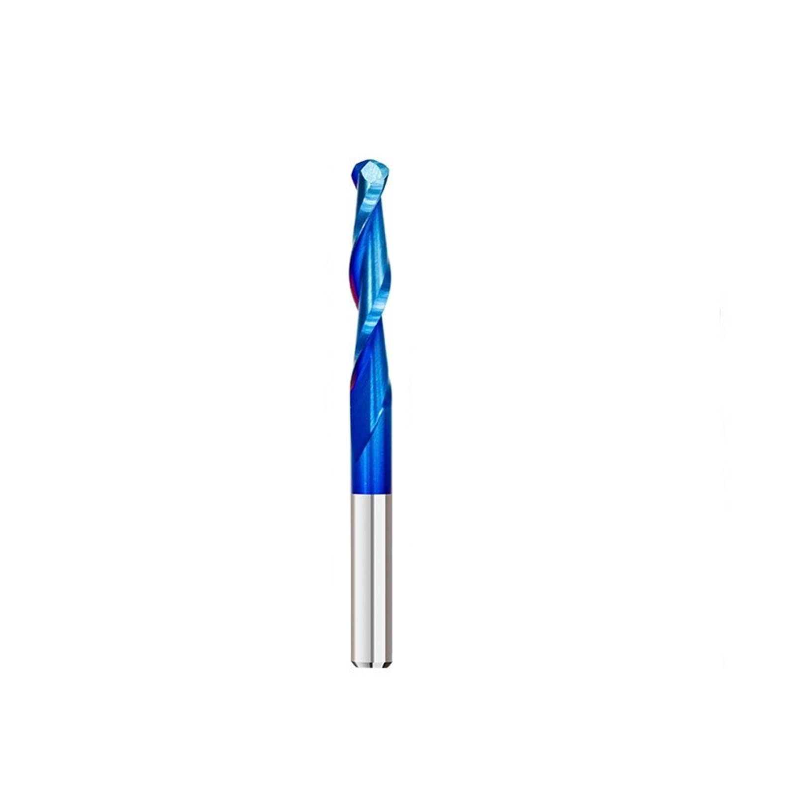 Brocas de carburo macizo con revestimiento nanoazul para grabado 3D