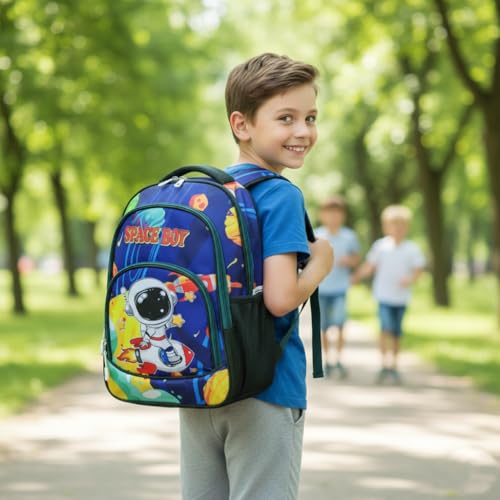 Image of Stylbase Kid School Backpack Bag for Girls and Boys | Ideal School Picnic Travel & Travelling Bag |17 Inches 4 Compartments, Water-Resistant Multipurpose for Kids