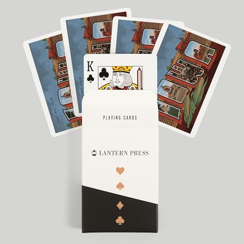 Lantern Press naipes de póker para adultos, 52 cartas miniatura 6
