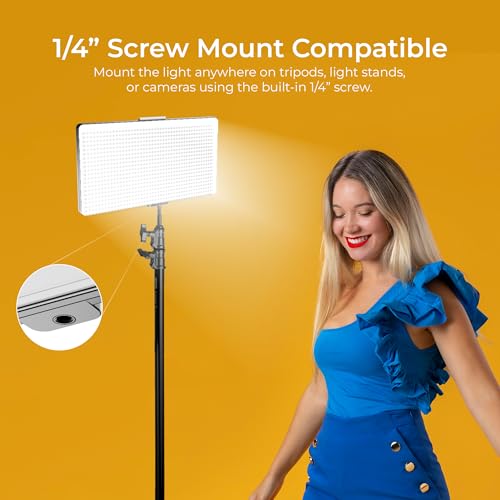 Image of Digitek LED-D432 Bi LED Video Light Studio, for YouTube Video, Product Photography, Makeup Shoot and More (Battery not Included)