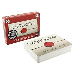 Ginger Fox Taskmaster Card Game | Special Edition | Compete in Silly Tasks From The Show | Great Family Fun Gameplay | Christmas Stocking Filler Gift For Ages 8+ | Fun Party Game