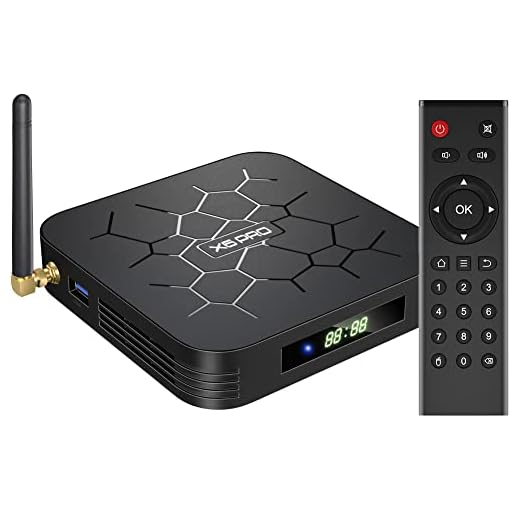 HKMLC Android TV Box, X6 PRO Android Box 10.0 4GB RAM 32GB ROM Allwinner H616 Quad-Core 64Bits, 2.4G/5.8GHz Dual-Band WiFi with BT Antenna 3D/4K Full HD/H.265/USB3.0 TV Box