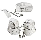 Material:Gepolstert Kunstleder. Es ist aus weichem PU-Leder gefertigt,Die Breite beträgt ca. 5,7 cm. Stress reduzieren und Sklaverei angenehmer machen.