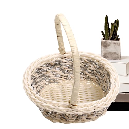 Mini paniers Breated - Chambre en corde de coton - Panier de rangement en corde de coton - Panier de rangement en osier - Panier de lampe miniature - Cordes de coton pour - Panier à lampes