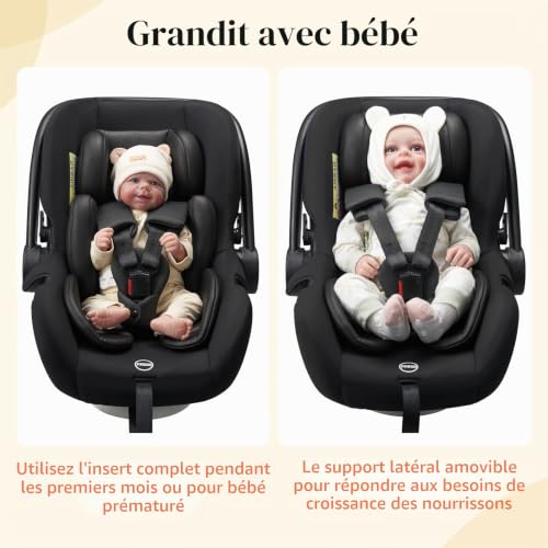 Innokids Insert de siège Auto pour bébé Support tête Amovible – vue 4