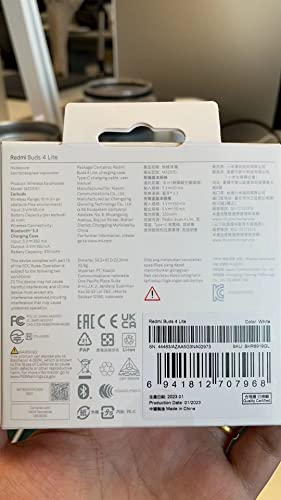 Miniatura 8 de Xiaomi Redmi Buds 4 Lite Auriculares Inalambricos Bluetooth 5.3, Cascos Inalambricos Xiaomi, Hasta 20 Horas De Autonomía, Control Táctil Reducción De Ruido, Blanco