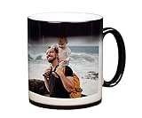 ORWO - Zaubertasse mit eigenem Foto 300 ml | Magic Mug gestalten | Foto wird durch Heißgetränk sichtbar | Fototasse | Geschenk für Frauen & Männer