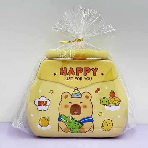 Image of Sajani Cute Cartoon Creative Portable Piggy Bank, Money Saving Box with Combination Lock, Mini Coin Bank Gifts for Boys and Girls, Best Return Gifts for Kids (Pack of 1) (Handbag)