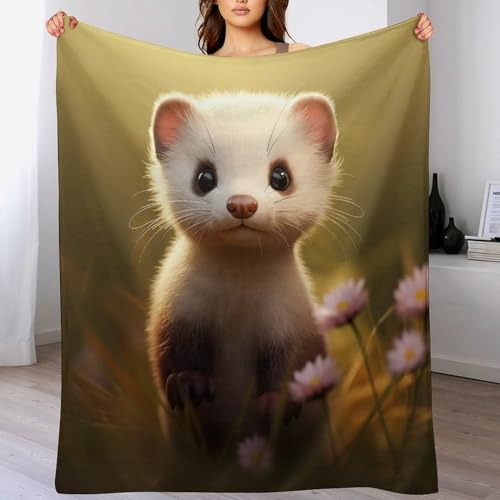 Couverture vison douce en flannel polaire de haute qualité