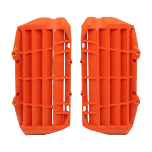 Protection de radiateur moto orange pour rouler en toute sécurité