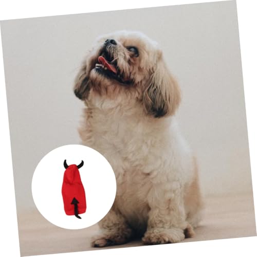 Disfraz de demonio para perro pequeño talla S miniatura 7