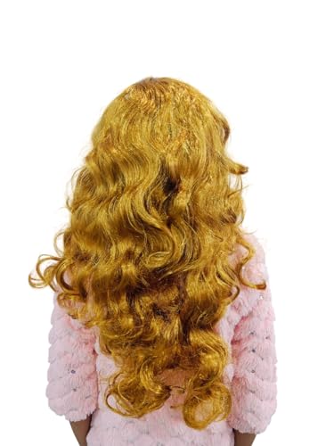 Image of BookMyCostume Buy Golden Blonde Color Foreigner Long Hair Wig for Girls and Women Fancy Dress Costume Accessory