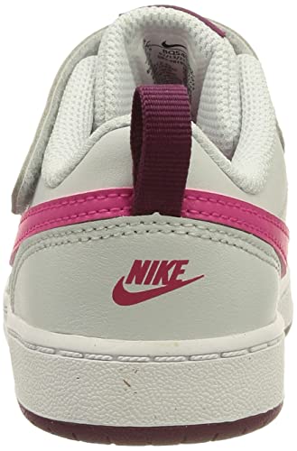 Nike Girls Court Borough Low 2 (GS) Pure Platinum/Pink Size 53
