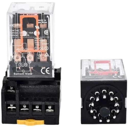 Relais électromagnétique 11 broches MK3P-I isolation des circuits