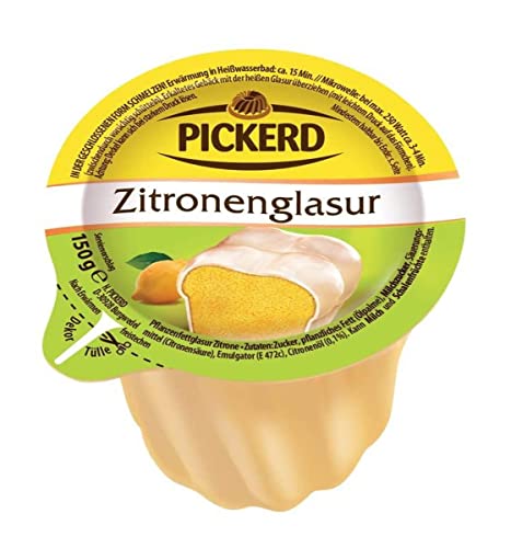 Pickerd Zitronenglasur mit bestem Zitronenöl verfeinert 150g