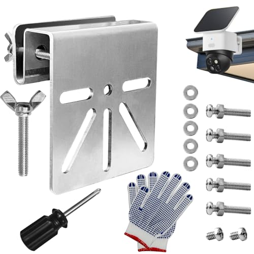 JASFLY Support de montage anti-rouille en acier inoxydable pour caméras dôme - Support extérieur universel - Support de caméra de sécurité résistant aux...