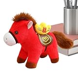 Symbolisme Culturel Renforcé: La peluche du cheval de la nouvelle année chinoise 2026 agit comme un symbole culturel qui amplifie l'atmosphère cérémonielle, la rendant idéale pour les décorations de vitrine ou de bureau. Elle ajoute un charme significatif à tout espace où la tradition rencontre l'esthétique moderne, en mettant en valeur son rôle dans l'enrichissement des ambiances grâce à son design évoquant le patrimoine asiatique. Cette peluche mascotte apporte une touche authentique et raffin