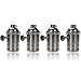 Produktbild GreenSun LED Lighting 4er Edison E27 Kupfer Lampenfassung Schwarz Deckenfassung Fassung Socket Lampenfuß Retro Vintage Halter für Hängeleuchte Deckenleuchte Adapter Beleuchtung Sockel