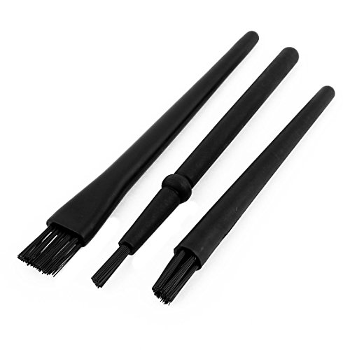 Aexit 3 Pcs Tool Sets 1/7/11 Bunches 20mm Fur Straight Handle PCB Circuit Board Anti ESD Tool Sets Static Brush
