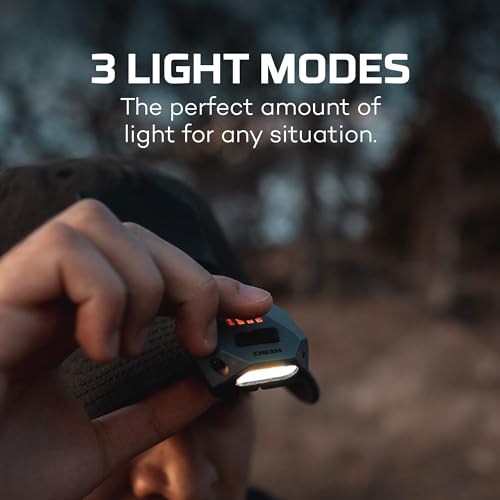 Nebo NEB-HLP-0004 Einstein Cap Light | Rechargeable 50 Lumen Cap Light 18 Hours Of Operation Between Charges thumb #3