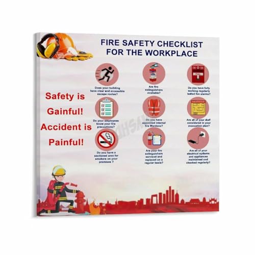 How Workplace Fires Start Poster - Office Wall Decoration (2)