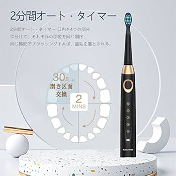 Amazon.co.jp: 電動歯ブラシ 歯ブラシ 音波歯ブラシ 電動歯磨き