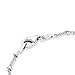 Miabella Italian 925 Sterling Silver Singapore Bead Chain Station Bracelet for Women, Made in Italy (sterling silver, Length 6.5 Inches)
